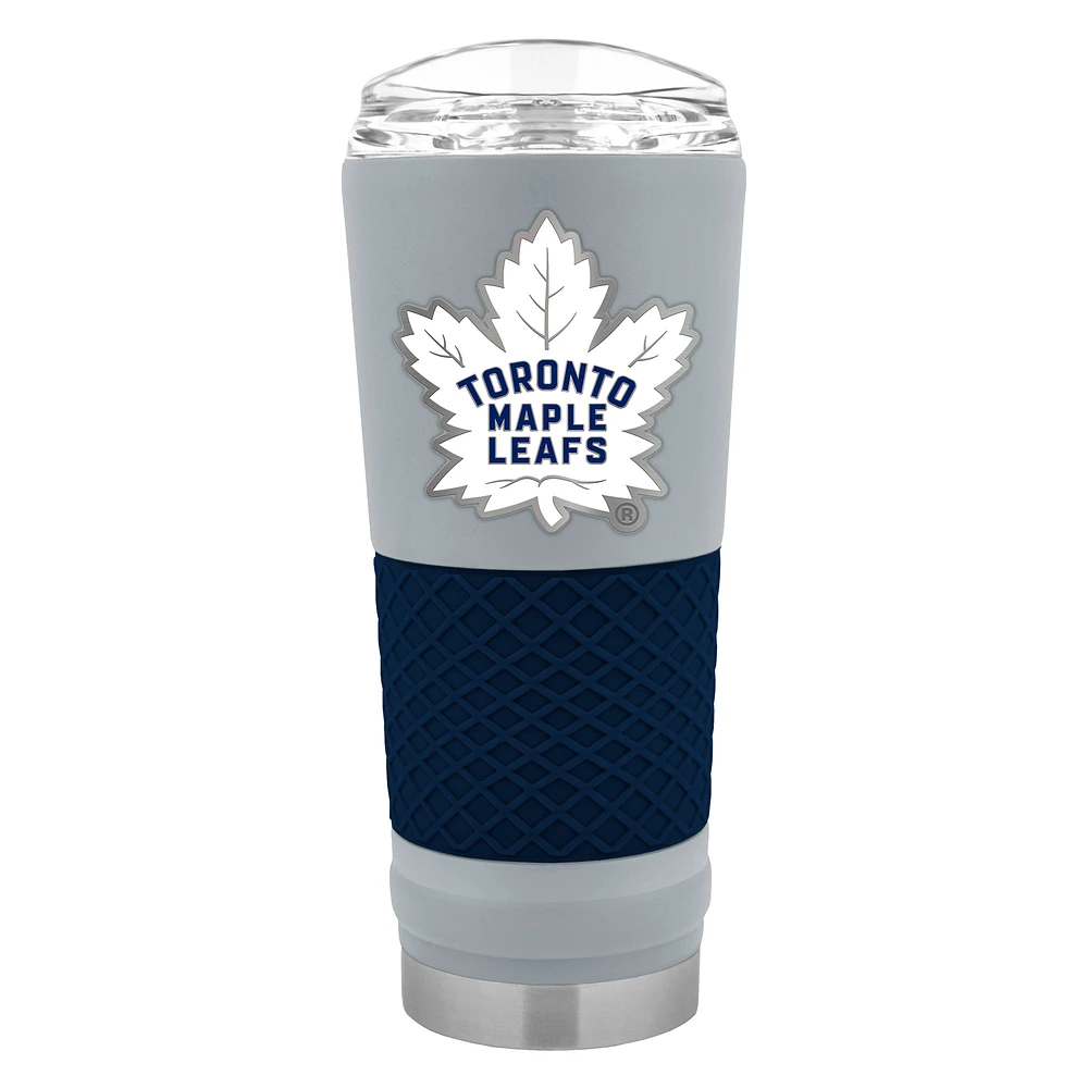 Gray Toronto Maple Leafs 24oz. Powder Coated Draft Travel Mug