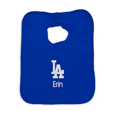 Infant Royal Los Angeles Dodgers Personalized Bib