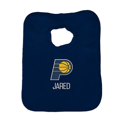 Infant Navy Indiana Pacers Personalized Bib