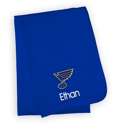Infant Royal St. Louis Blues Personalized Blanket
