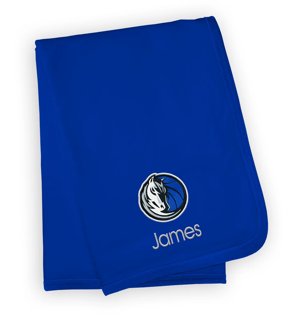 Infant Royal Dallas Mavericks Personalized Blanket