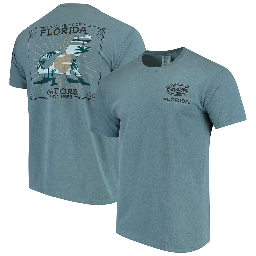 Men's Blue Florida Gators State Scenery Comfort Colors T-Shirt