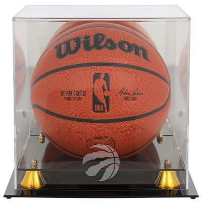 Toronto Raptors Golden Classic Team Logo Basketball Display Case