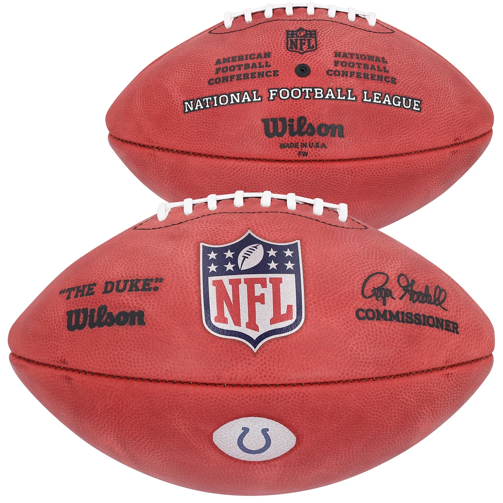 Wilson Indianapolis Colts Official Duke Football with Team Decal