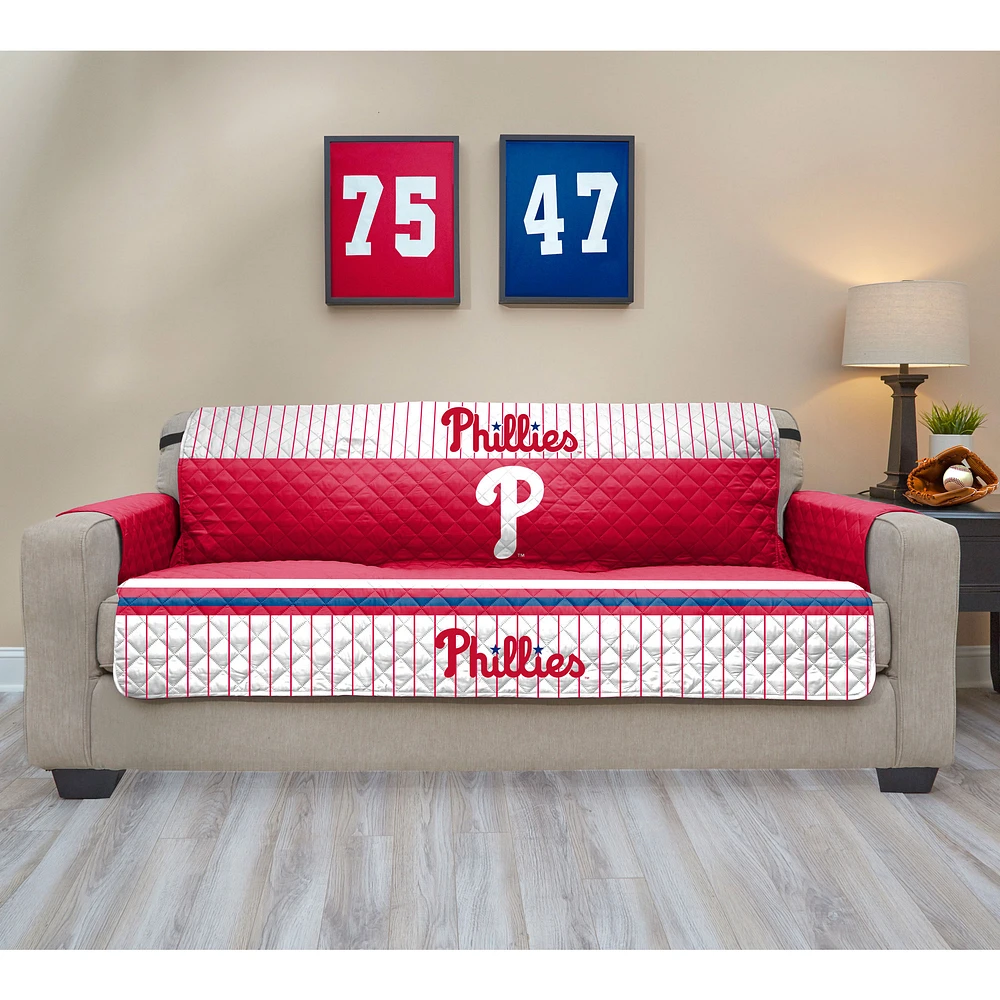 Blue Philadelphia Phillies Sofa Protector