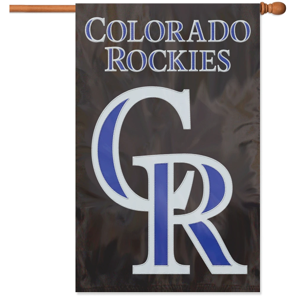 Colorado Rockies 44" x 28" Applique Team Flag