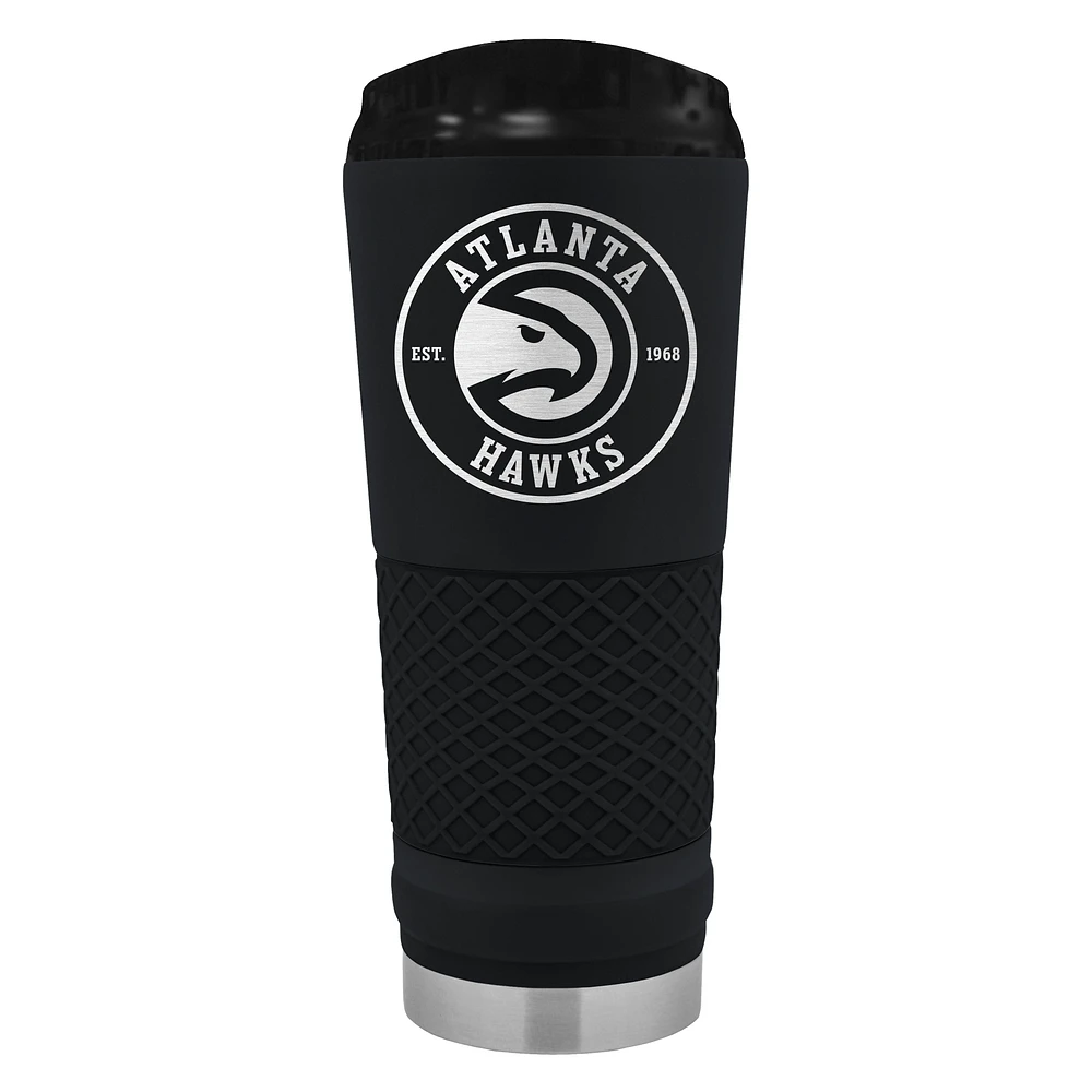 Black Atlanta Hawks Stealth Matte 24oz Tumbler