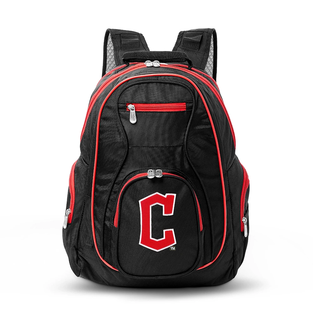 MOJO Black Cleveland Guardians Trim Color Laptop Backpack