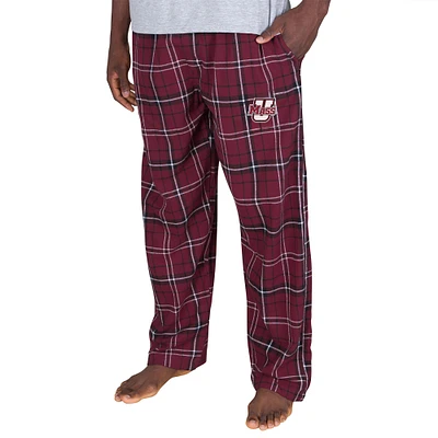 Men's Concepts Sport Maroon/Black UMass Minutemen Ultimate Flannel Pants