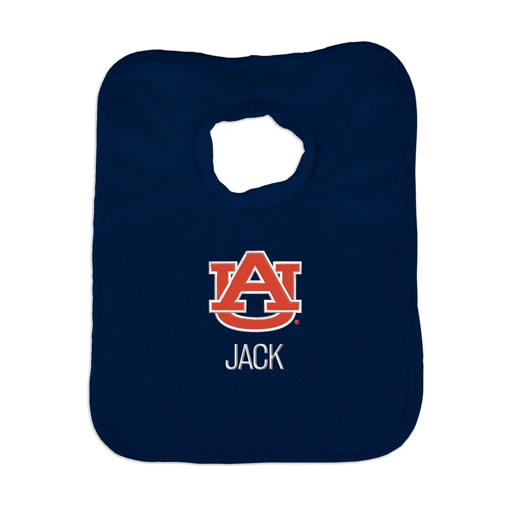 Navy Chad & Jake Auburn Tigers NCAA Personalized Bib