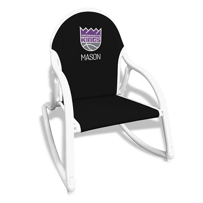 Black Sacramento Kings Children's Personalized Rocking Chair