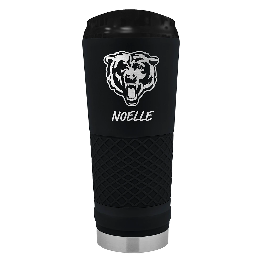 Black Chicago Bears 24oz. Personalized Stealth Draft Beverage Cup