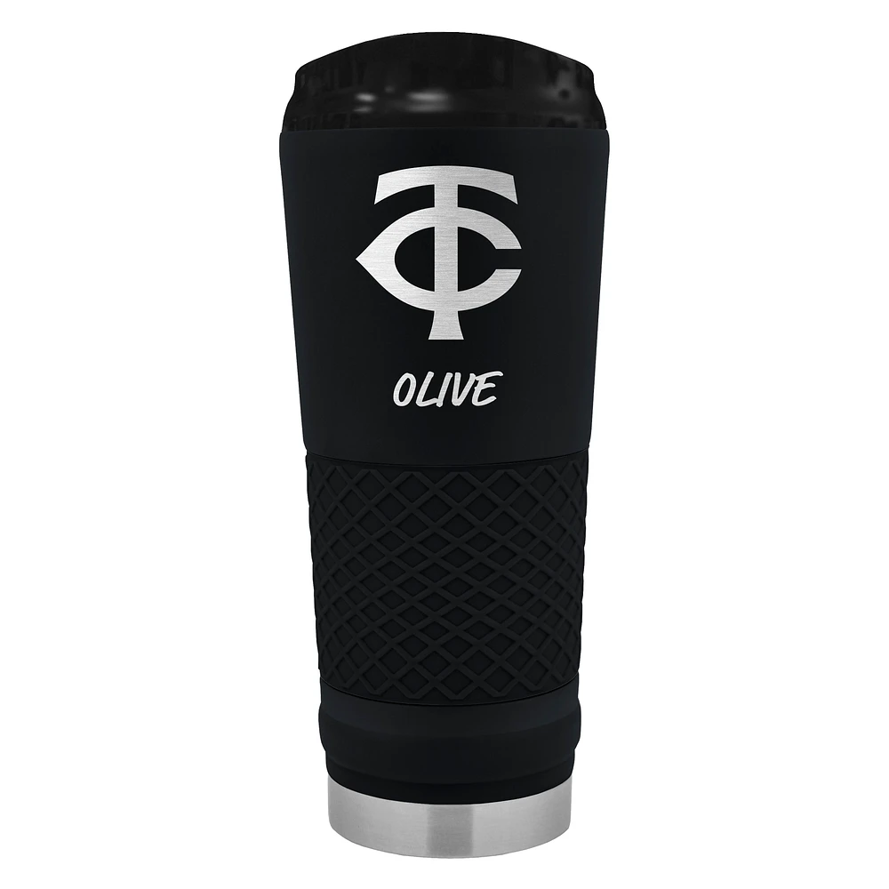 Black Minnesota Twins 24oz. Personalized Stealth Draft Beverage Cup