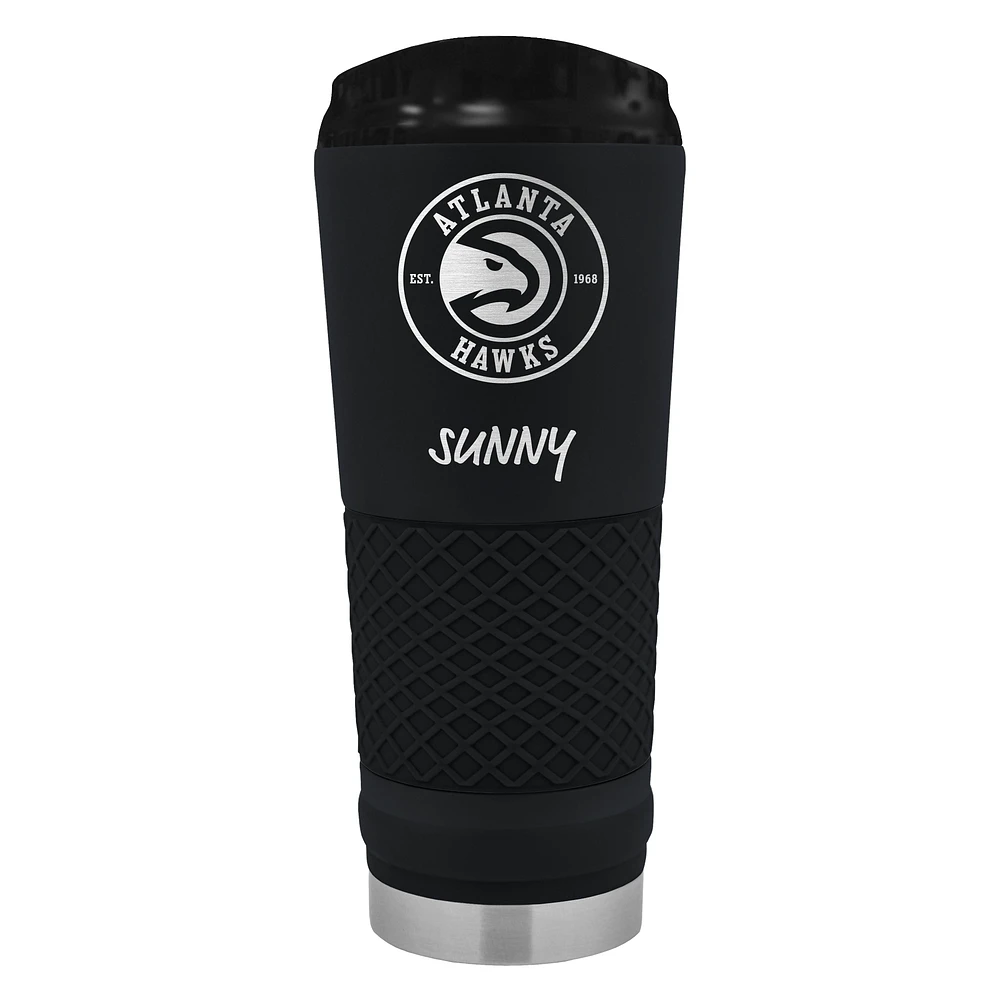 Black Atlanta Hawks 24oz. Personalized Stealth Draft Beverage Cup