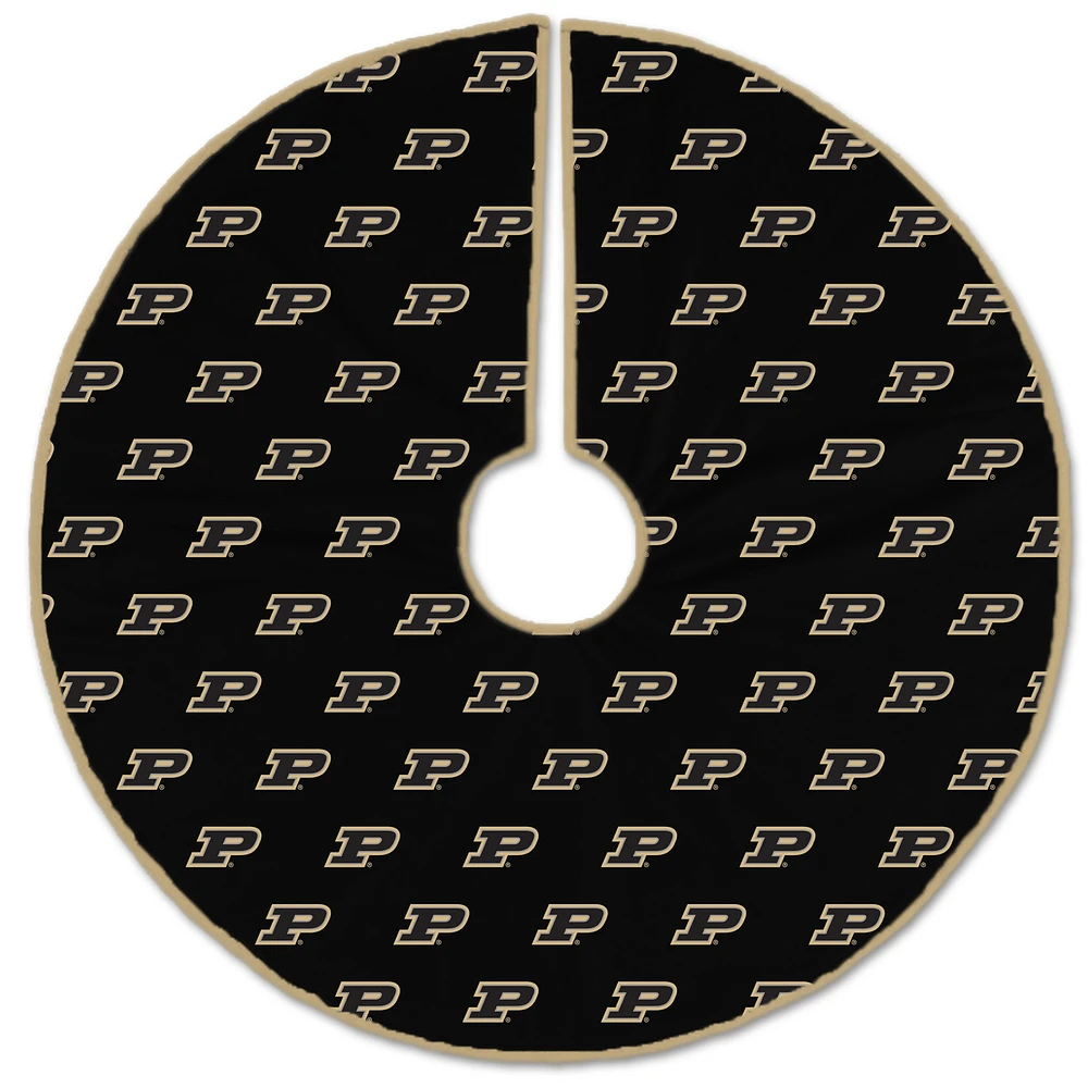 Purdue Boilermakers Microplush Christmas Tree Skirt