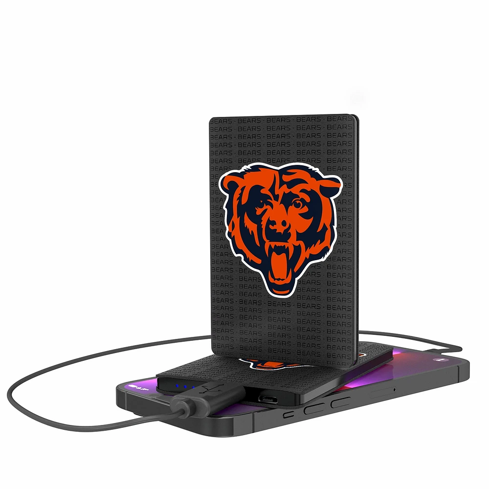 Chicago Bears Text Backed 2000 mAh Credit Card Powerbank