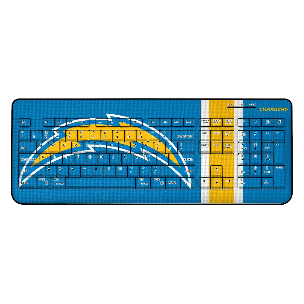 Los Angeles Chargers Stripe Wireless Keyboard