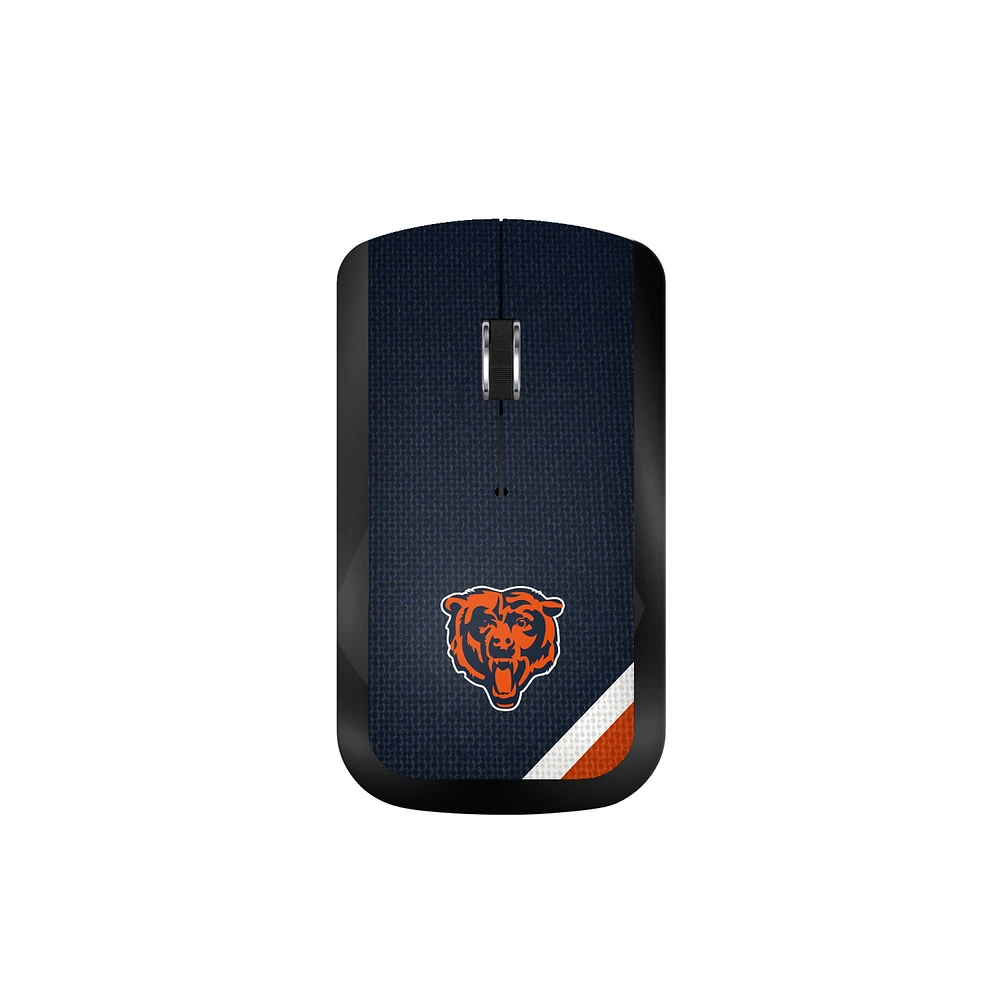 Chicago Bears Diagonal Stripe Wireless Mouse