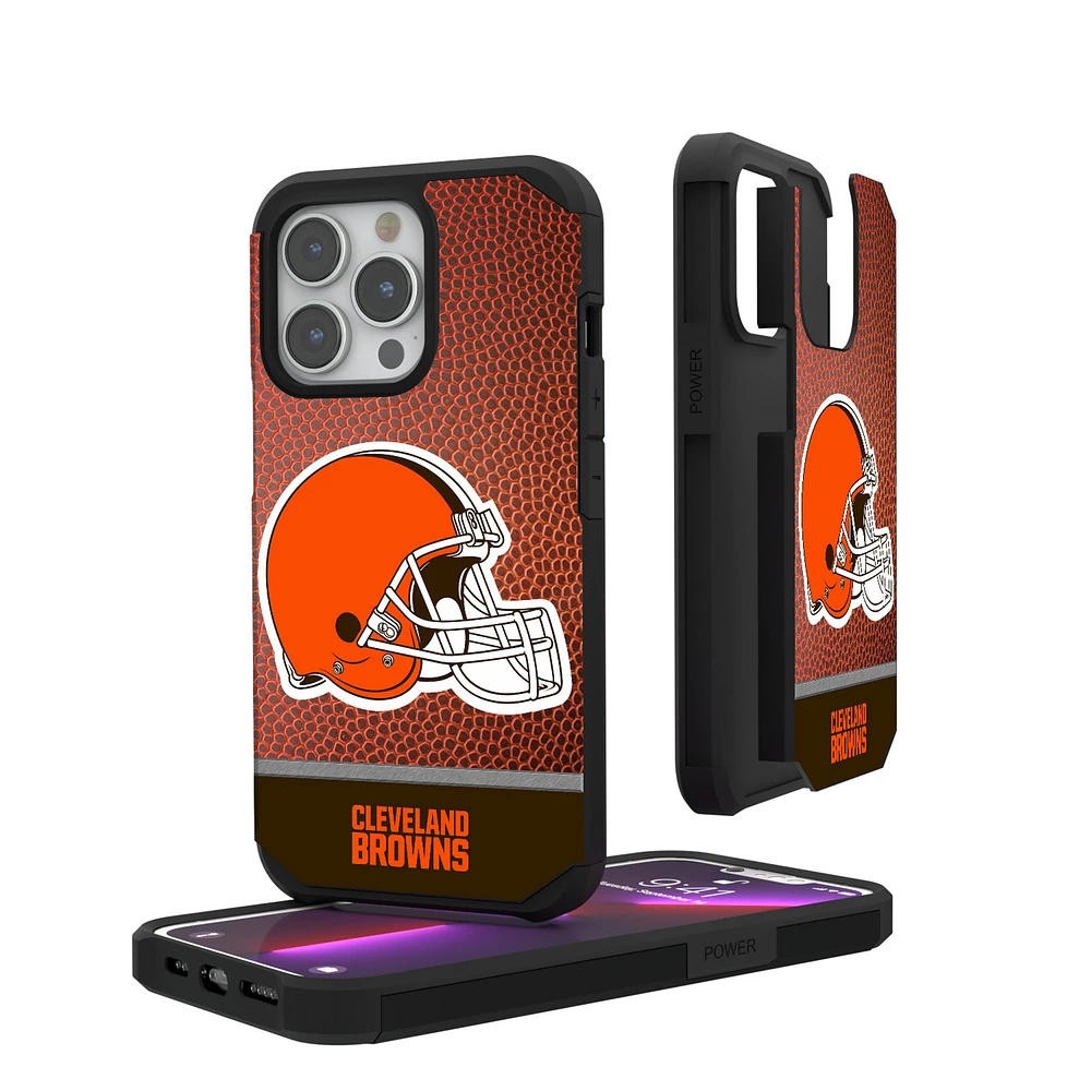 Cleveland Browns iPhone Rugged Wordmark Design Case
