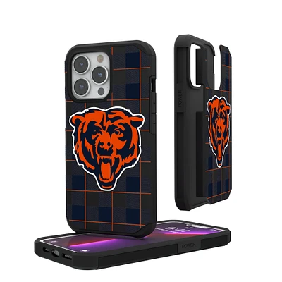 Chicago Bears iPhone Rugged Plaid Design Case