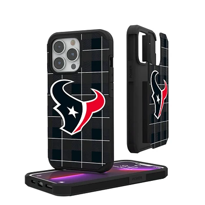 Houston Texans iPhone Rugged Plaid Design Case