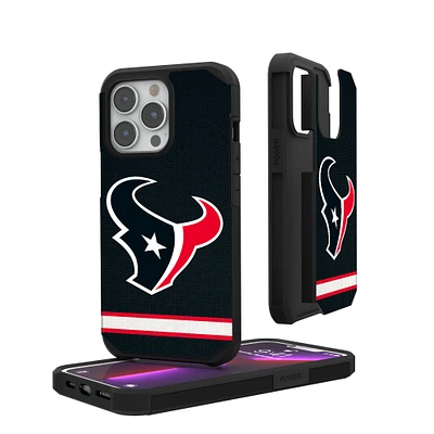 Houston Texans iPhone Rugged Stripe Design Case