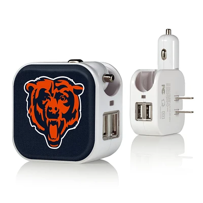 Chicago Bears Solid Design USB Charger