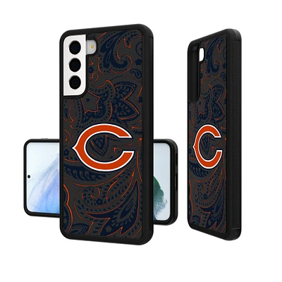 Chicago Bears Galaxy Paisley Design Bump Case