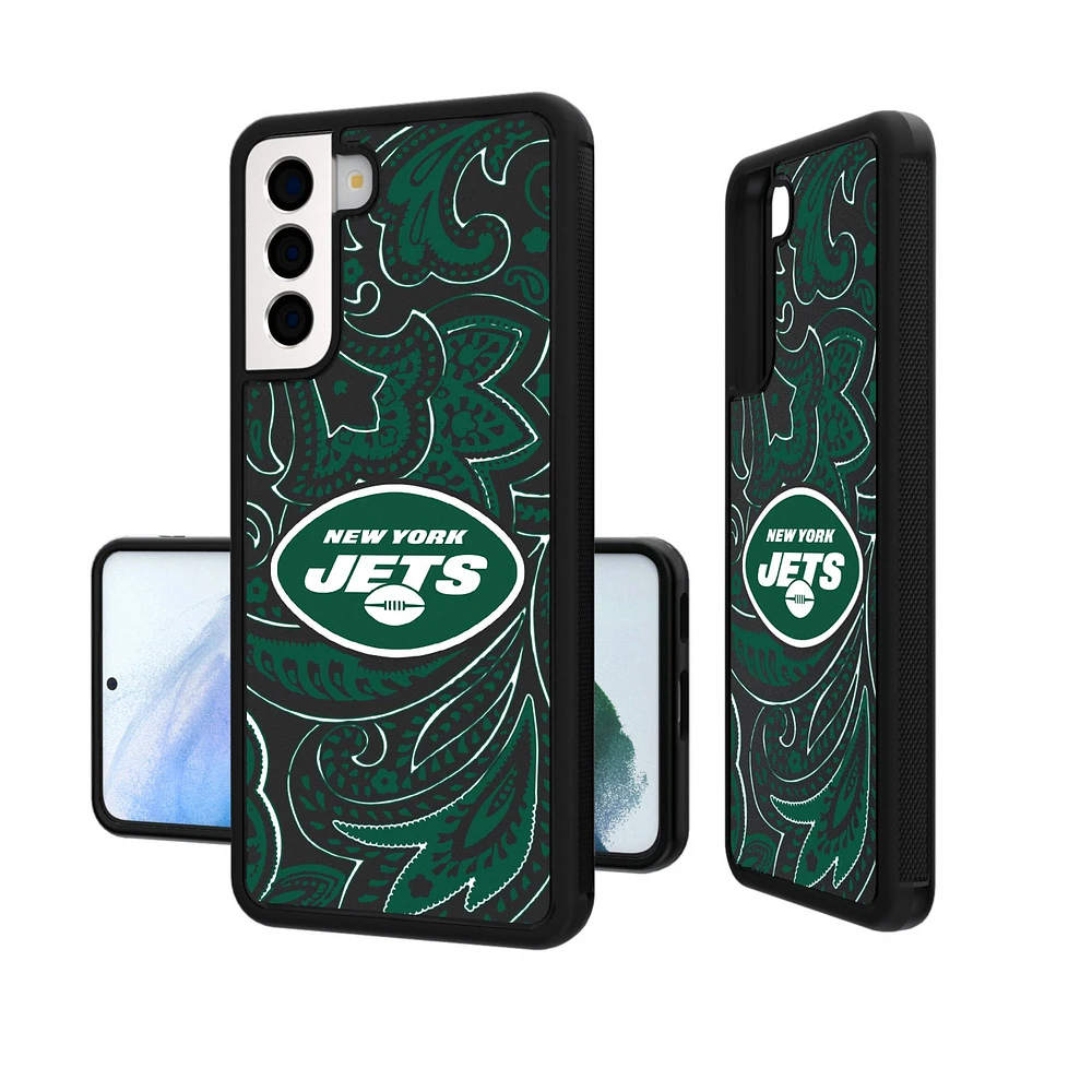 New York Jets Galaxy Paisley Design Bump Case