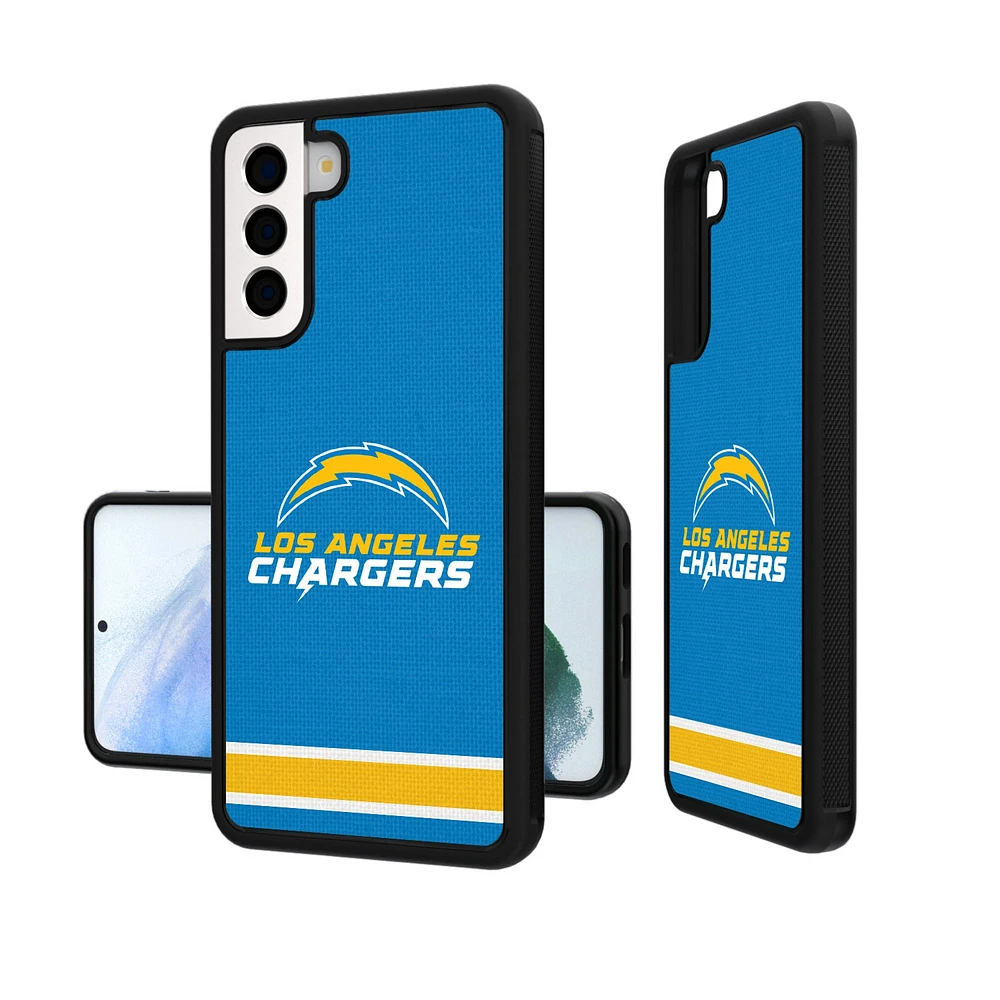 Los Angeles Chargers Galaxy Stripe Design Bump Case