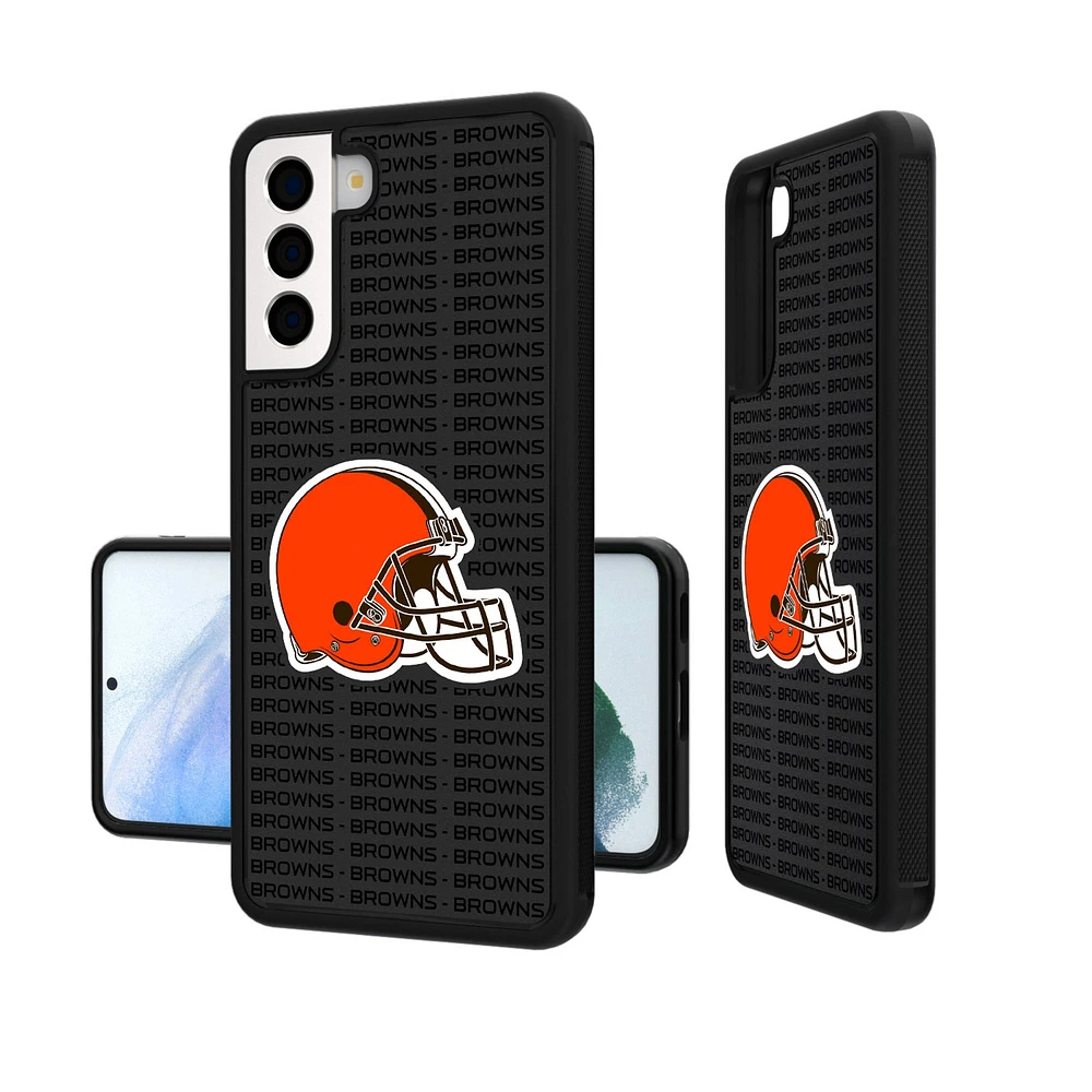 Cleveland Browns Galaxy Text Backdrop Design Bump Case
