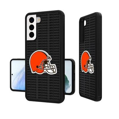 Cleveland Browns Galaxy Text Backdrop Design Bump Case