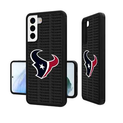 Houston Texans Galaxy Text Backdrop Design Bump Case