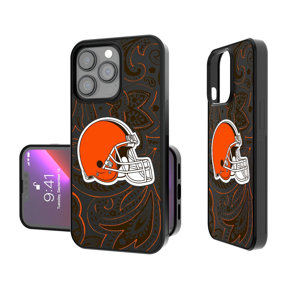 Cleveland Browns iPhone Paisley Design Bump Case