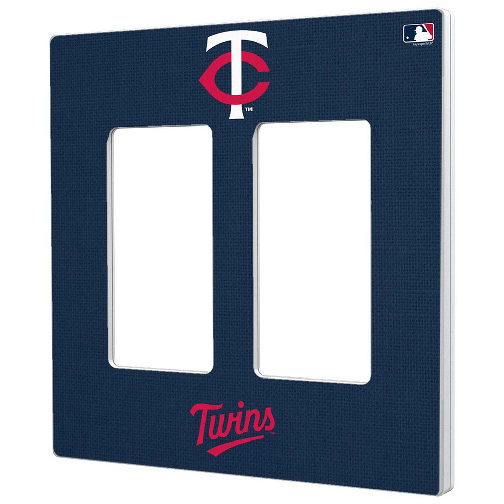 Minnesota Twins Solid Double Rocker Light Switch Plate