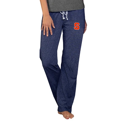 Women's Concepts Sport Navy Syracuse Orange Quest Knit Lightweight Pants
