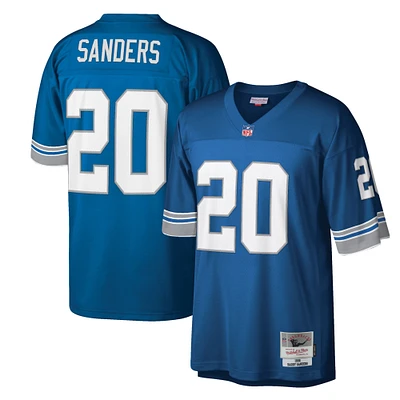 Men's Mitchell & Ness Barry Sanders Blue Detroit Lions Legacy Replica Jersey