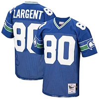 Men's Mitchell & Ness Steve Largent Royal Seattle Seahawks 1985 Authentic Throwback Retired Player Jersey