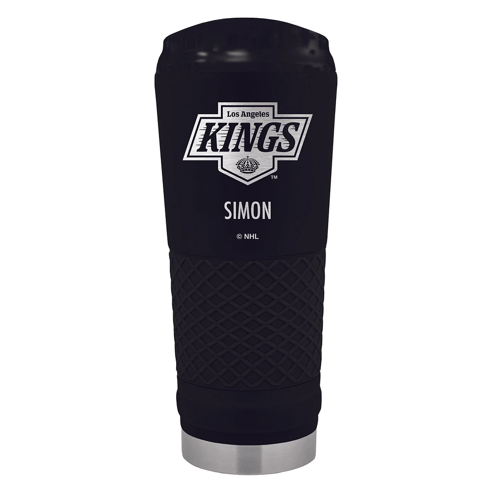 Black Los Angeles Kings 24oz. Personalized Stealth Draft Tumbler