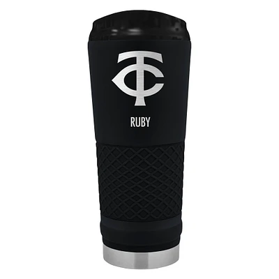 Black Minnesota Twins 24oz. Personalized Stealth Draft Tumbler