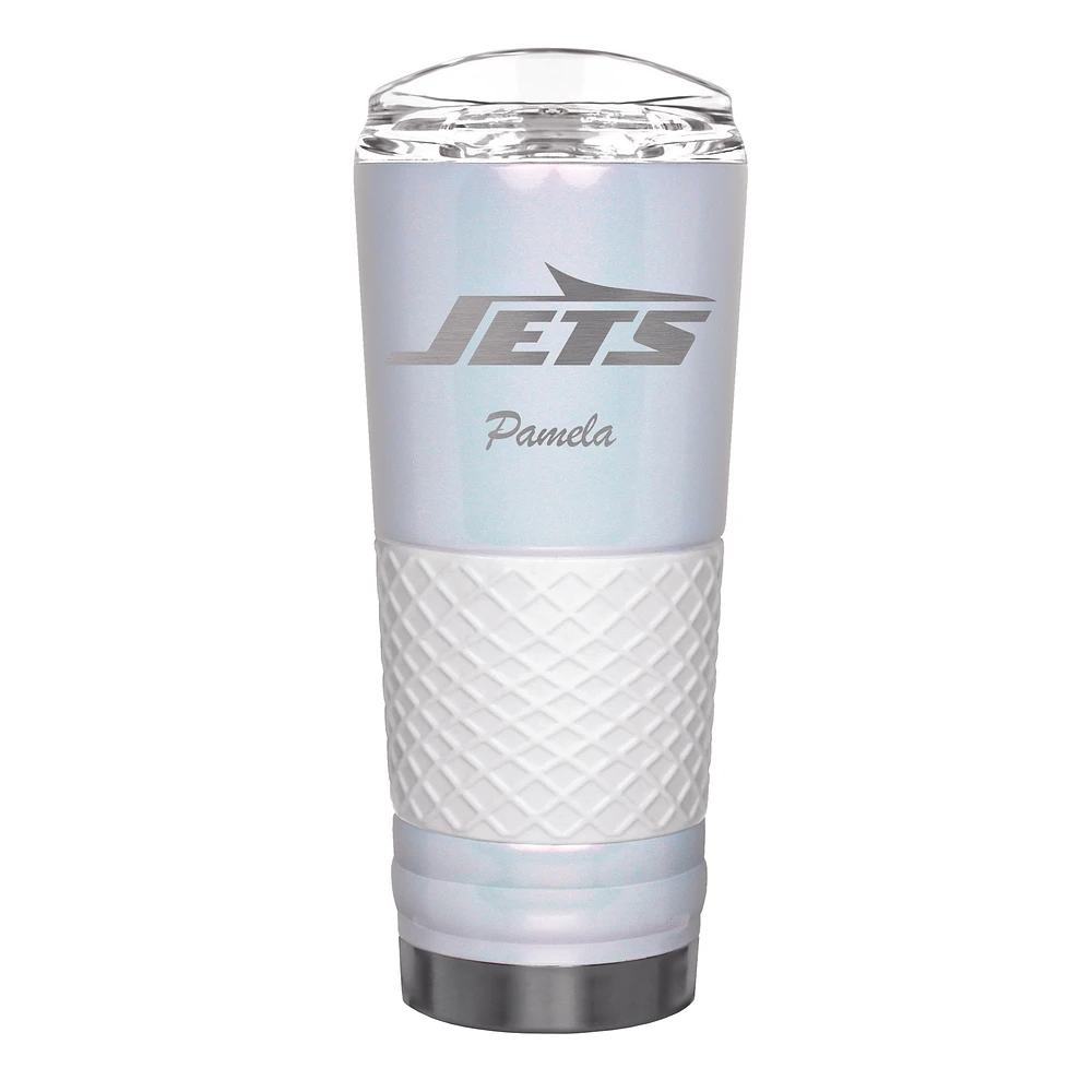 New York Jets 24oz. Personalized Opal Draft Tumbler