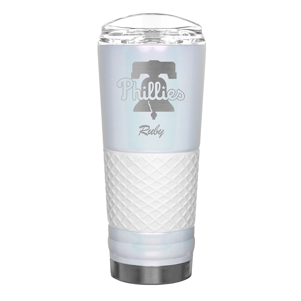 Philadelphia Phillies 24oz. Personalized Opal Draft Tumbler