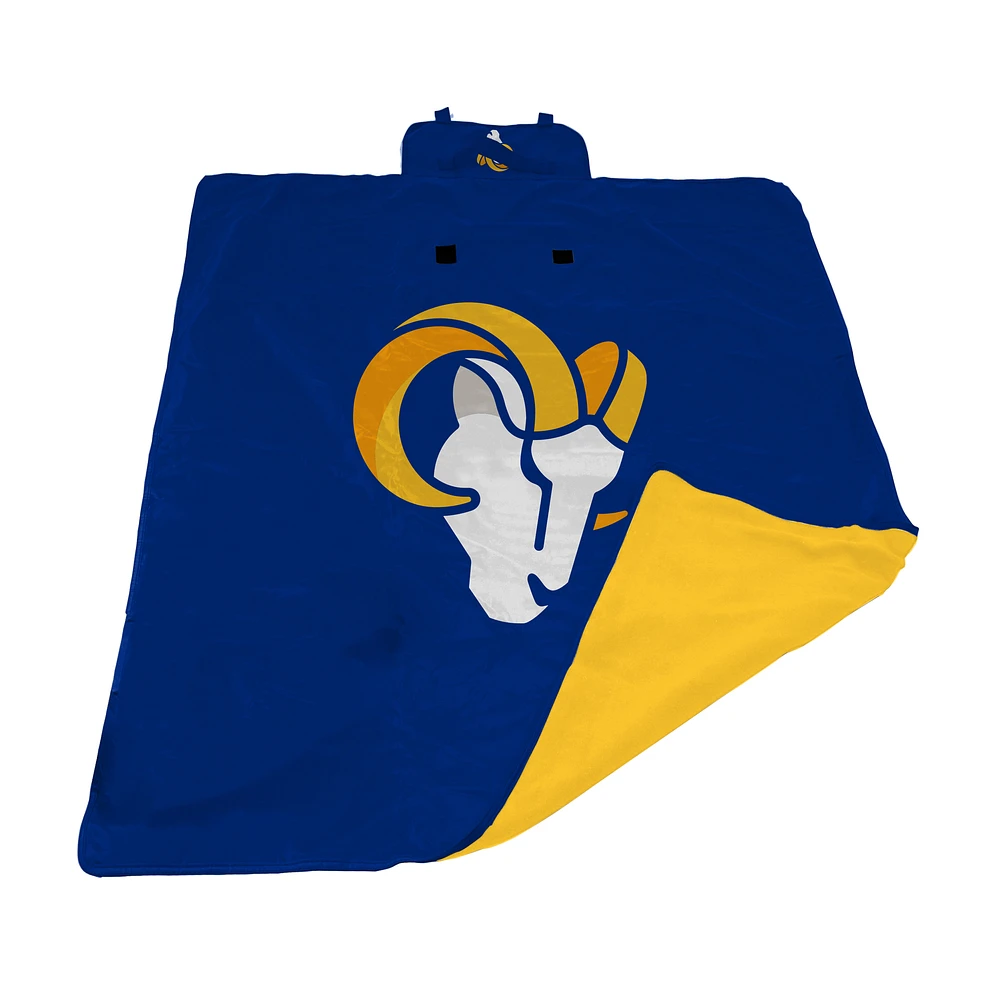 Navy Los Angeles Rams 60'' x 80'' All-Weather XL Outdoor Blanket
