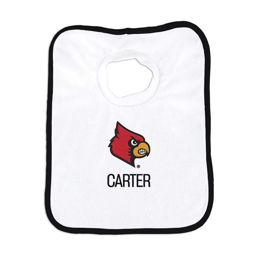Newborn & Infant Louisville Cardinals Personalized Bib