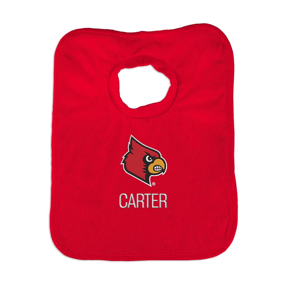 Newborn & Infant Louisville Cardinals Personalized Team Bib