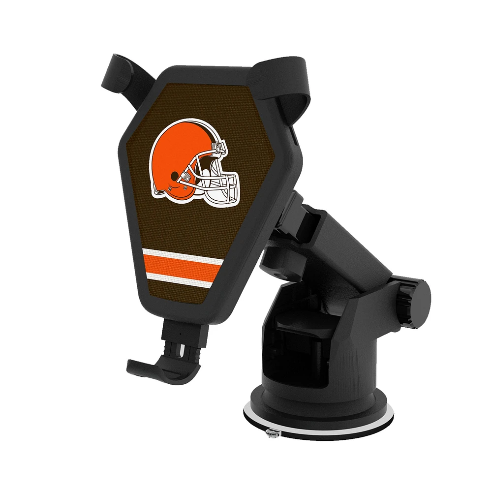 Cleveland Browns Stripe Design Wireless Car Charger