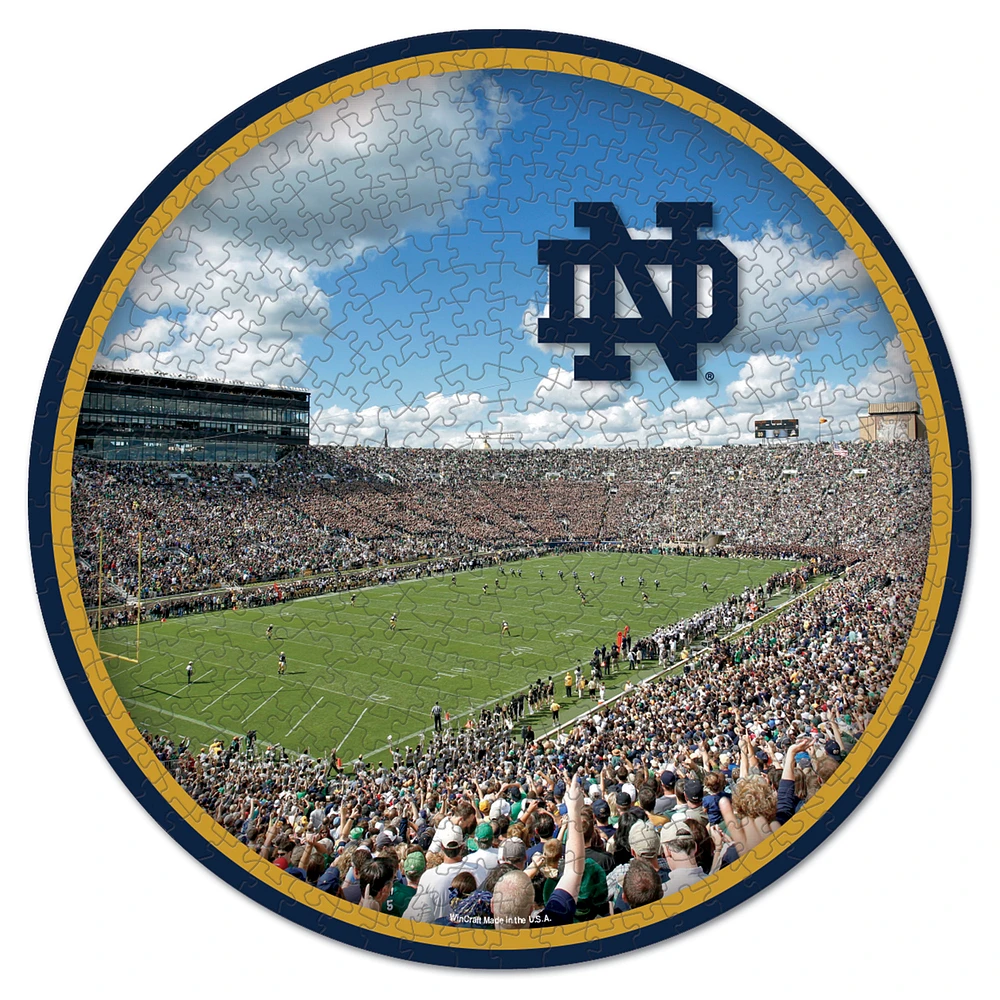 WinCraft Notre Dame Fighting Irish Round 500-Piece Puzzle