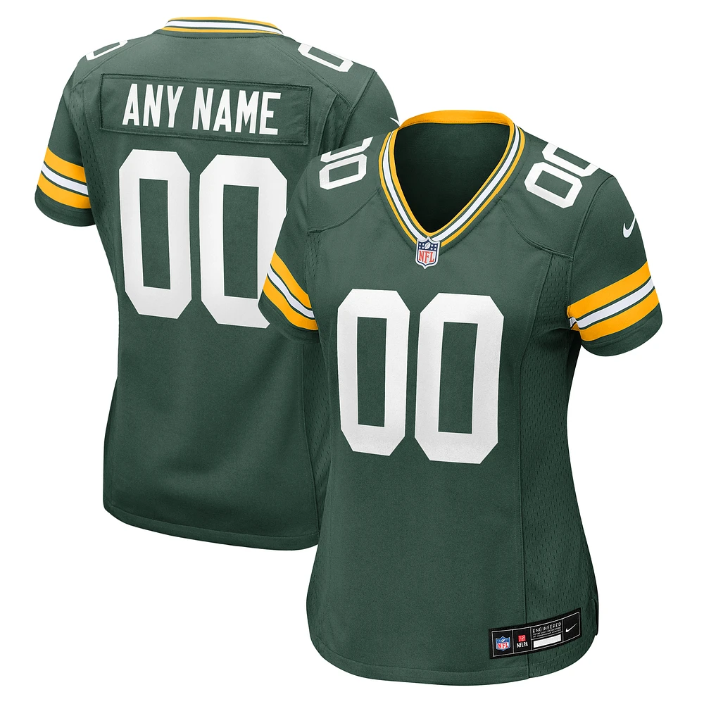 Women's Nike Green Bay Packers Custom Game Jersey