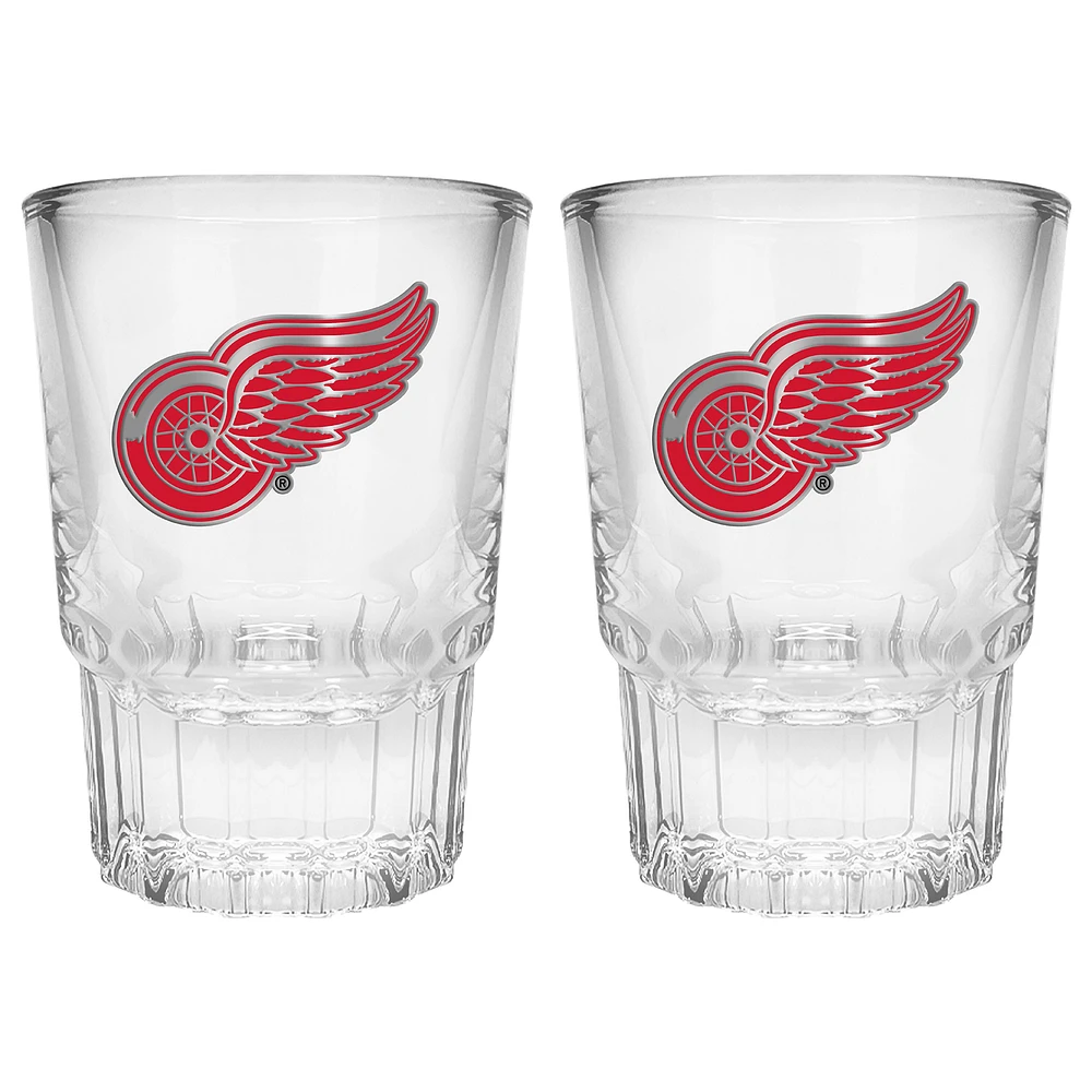 Detroit Red Wings 2-Piece Prism Shot Glass Set
