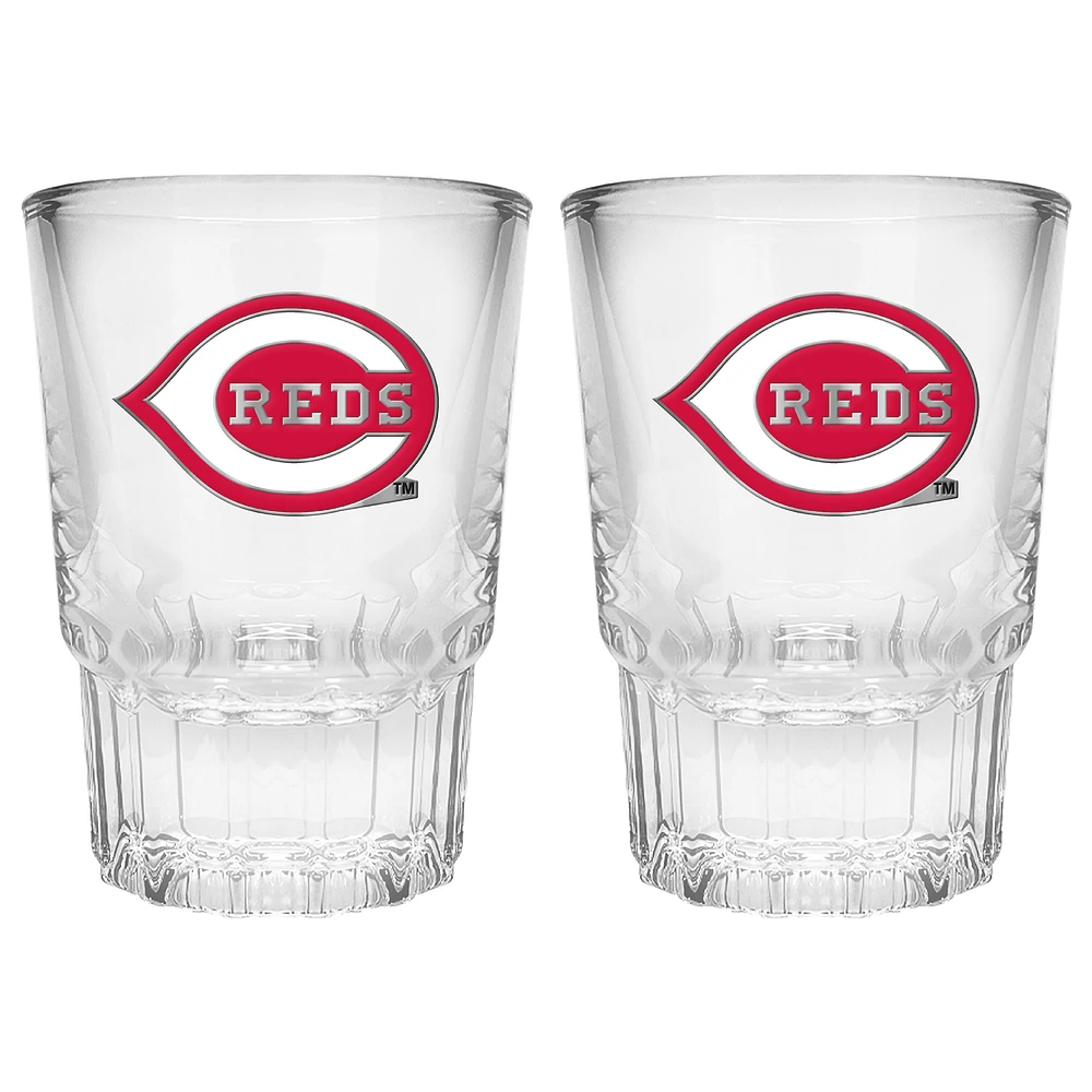 Cincinnati Reds 2-Piece Prism Shot Glass Set